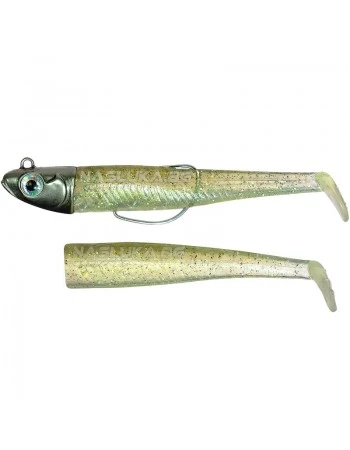 Комплект от Две тела с Джиг глава и Кука GT-Bio Roller Shad Combo - Ghost Minnow