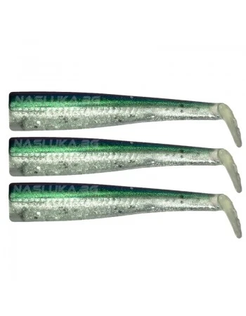 Комплект силиконови тела GT-Bio Roller Shad - Blue Kamaleo