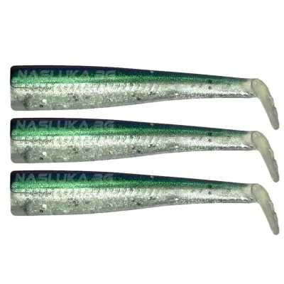 Комплект силиконови тела GT-Bio Roller Shad - Blue Kamaleo