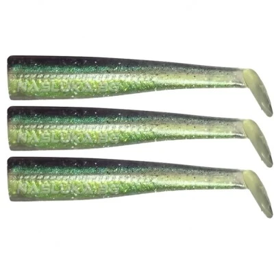 GT Bio Roller Shad Ghost Anchovy Комплект силиконови тела GT-Bio Roller Shad - Ghost Anchovy