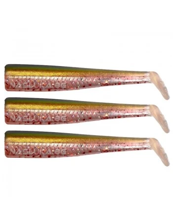 Комплект силиконови тела GT-Bio Roller Shad - Watermelon