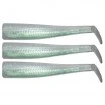 GT Bio Roller Shad White Shad Комплект силиконови тела GT-Bio Roller Shad - White Shad