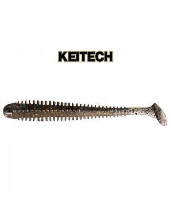 Силиконови примамки в пакет Keitech Swing Impact 8.9см, 8 бр., цвят 416 Silver Flash Minnow