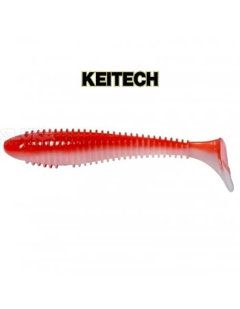 Силиконови примамки в пакет Keitech Swing Impact 11.4см, 6 бр., цвят LT10T Bloody Ice