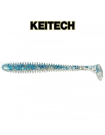 Силиконови примамки в пакет Keitech Swing Impact 8.9см, 8 бр., цвят LT48 Blue Sardine