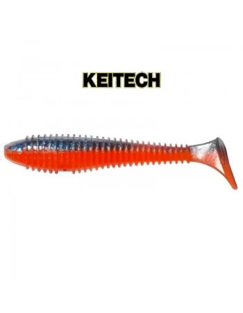 Силиконови примамки в пакет Keitech Swing Impact 8.9см, 8 бр., цвят LT07T Blue Watermelon