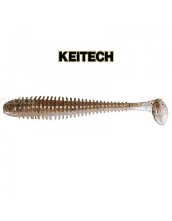 Силиконови примамки в пакет Keitech Swing Impact 6.3см, 10 бр., цвят 410 Crystal Shad