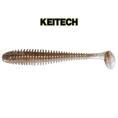 Swing Impact 6.3см, 10 бр., цвят 410 Crystal Shad Силиконови примамки в пакет Keitech Swing Impact 6.3см, 10 бр., цвят 410 Crystal Shad