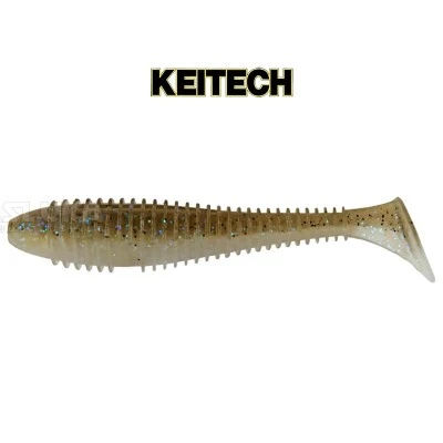 Силиконови примамки в пакет Keitech Swing Impact 5см, 12 бр., цвят 440T Electric Shad