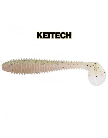 Силиконови примамки в пакет Keitech Swing Impact 6.3см, 10 бр., цвят 482 Ghost Rainbow