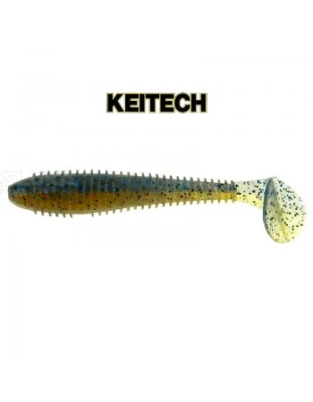 Силиконови примамки в пакет Keitech Swing Impact 10.2см, 8 бр., цвят LT15T Golden Gill