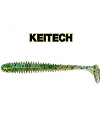 Силиконови примамки в пакет Keitech Swing Impact 8.9см, 8 бр., цвят LT49 Green Sardine