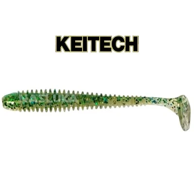 Силиконови примамки в пакет Keitech Swing Impact 8.9см, 8 бр., цвят LT49 Green Sardine