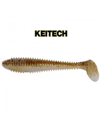 Силиконови примамки в пакет Keitech Swing Impact 6.3см, 10 бр., цвят LT22 Mat Wakasagi