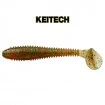 Swing Impact 11.4см, 6 бр., цвят EA02S Peach Green FLK Силиконови примамки в пакет Keitech Swing Impact 11.4см, 6 бр., цвят EA02S Peach Green FLK