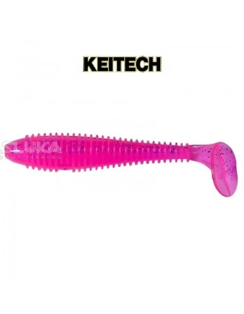 Силиконови примамки в пакет Keitech Swing Impact 8.9см, 8 бр., цвят LT17T Pink Special