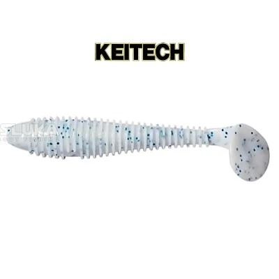 Swing Impact 7.6см, 10 бр., цвят LT58S Snow Mint Силиконови примамки в пакет Keitech Swing Impact 7.6см, 10 бр., цвят LT58S Snow Mint