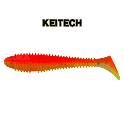 Силиконови примамки в пакет Keitech Swing Impact 5см, 12 бр., цвят PAL04T Sun Shine Lemon