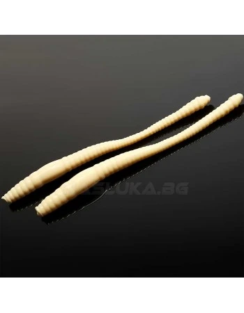Силиконови червеи Libra Lures Dying Worm - 7.0см - 15бр. - No Scent - цвят 005 Cheese