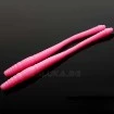 Силиконови червеи Libra Lures Dying Worm - 7.0см - 15бр. - аромат Cheese - цвят 017 Bubble Gum