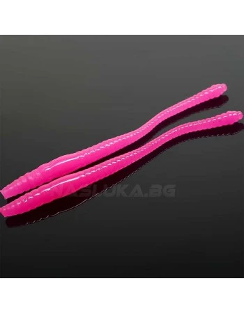 Силиконови червеи Libra Lures Dying Worm - 7.0см - 15бр. - аромат Krill - цвят 019 Hot Pink