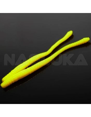 Силиконови червеи Libra Lures Dying Worm - 7.0см - 15бр. - аромат Krill - цвят 007 Yellow
