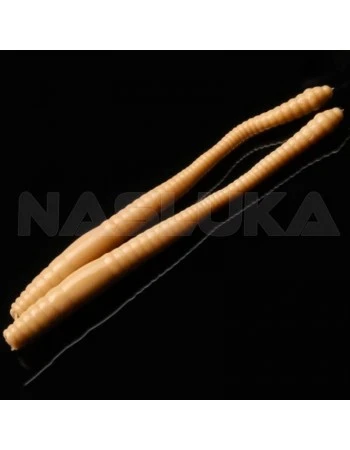 Силиконови червеи Libra Lures Dying Worm - 7.0см - 15бр. - аромат Krill - цвят 035 Pellets