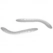 Libra Fatty 12бр. х 5.5см Cheese Taste 001 White Силиконови червеи Libra Lures Fatty D'Worm Tournament - 12бр. х 5.5см Cheese Taste - 001 White