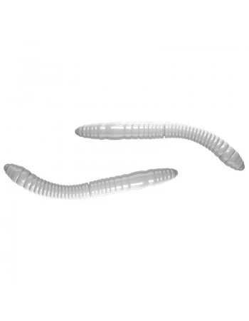 Силиконови червеи Libra Lures Fatty D'Worm Tournament - 12бр. х 5.5см Cheese Taste - 001 White