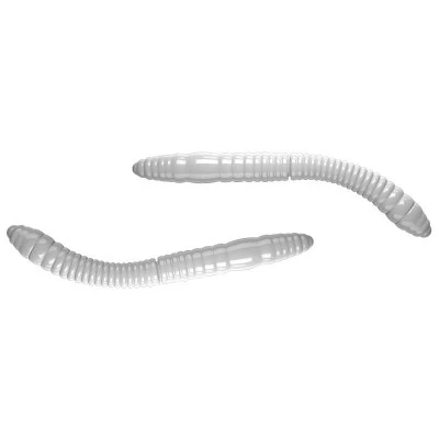 Силиконови червеи Libra Lures Fatty D'Worm Tournament - 12бр. х 5.5см Cheese Taste - 001 White