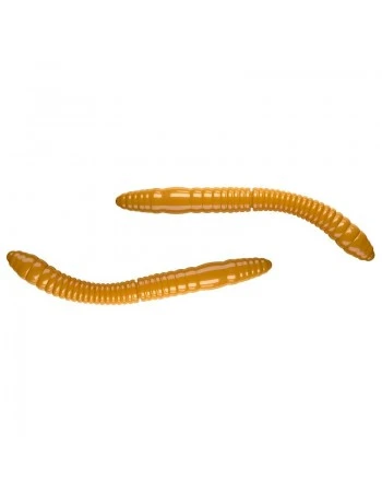 Силиконови червеи Libra Lures Fatty D'Worm Tournament - 12бр. х 5.5см Cheese Taste - 008 Dark Yellow