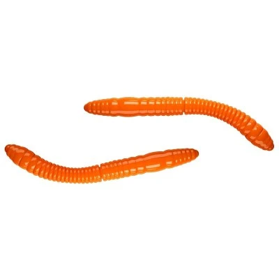 Силиконови червеи Libra Lures Fatty D'Worm Tournament - 12бр. х 5.5см - 011 Hot Orange