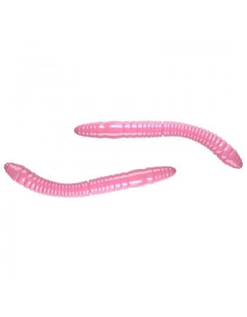 Силиконови червеи Libra Lures Fatty D'Worm Tournament - 12бр. х 5.5см Cheese Taste - 017 Bubble Gum