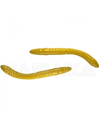 Силиконови червеи Libra Lures Fatty D'Worm Tournament - 12бр. х 5.5см Cheese Taste - 007 Yellow