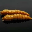 Силиконови примамки Libra Lures Kukolka 4.2см - 10 бр. - аромат Cheese - цвят 038 Brown