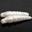 Силиконови ларви Libra Lures Largo Slim 2.8см - 15 бр. - аромат Cheese - цвят 004 Silver Pearl