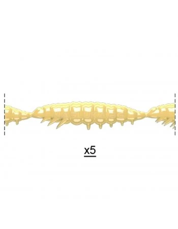 Силиконови ларви Libra Lures Larva Multi - 25бр. х 2.5см Cheese - 005 Cheese