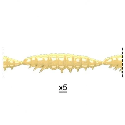 Силиконови ларви Libra Lures Larva Multi - 25бр. х 2.5см Cheese - 005 Cheese