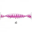 Силиконови ларви Libra Lures Larva Multi - 25бр. х 2.5см Cheese - 018 Pearl Pink