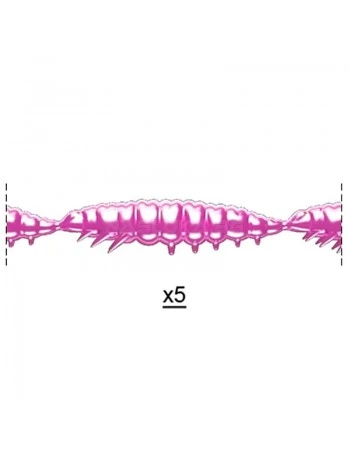 Силиконови ларви Libra Lures Larva Multi - 25бр. х 2.5см Cheese - 018 Pearl Pink