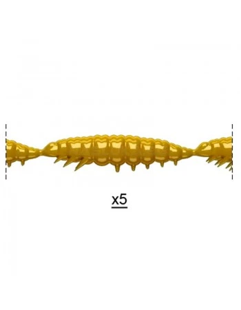 Силиконови ларви Libra Lures Larva Multi - 25бр. х 2.5см Cheese - 036 Coffee Milk