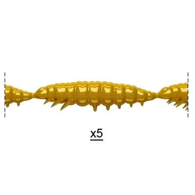 Libra Larva Multi 25бр. х 2.5см Cheese 036 Coffee Milk Силиконови ларви Libra Lures Larva Multi - 25бр. х 2.5см Cheese - 036 Coffee Milk