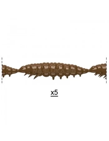 Силиконови ларви Libra Lures Larva Multi - 25бр. х 2.5см Cheese - 038 Brown