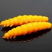 Силиконови ларви Libra Lures Larva 3.5см - 12 бр. - аромат Cheese - цвят 008 Dark Yellow