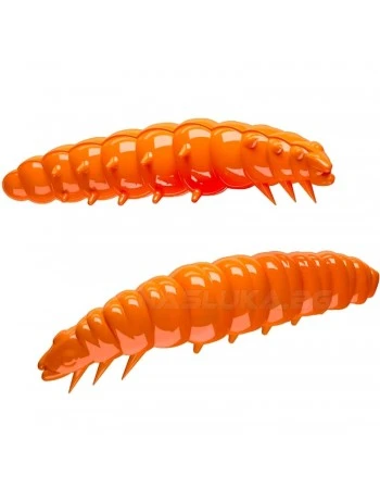 Силиконови ларви Libra Lures Larva 3.0см - 15 бр. - аромат Krill - цвят 011 Hot Orange