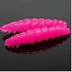 Силиконови ларви Libra Lures Larva 3.0см - 15 бр. - аромат Cheese - цвят 019 Hot Pink