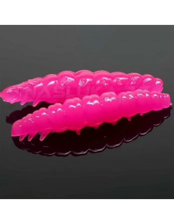 Силиконови ларви Libra Lures Larva 3.5см - 12 бр. - аромат Cheese - цвят 019 Bubble Gum