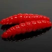 Силиконови ларви Libra Lures Larva 3.5см - 12 бр. - аромат Krill - цвят 021 Red