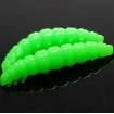 Силиконови ларви Libra Lures Larva 3.0см - 15 бр. - аромат Krill - цвят 026 Hot Apple Green