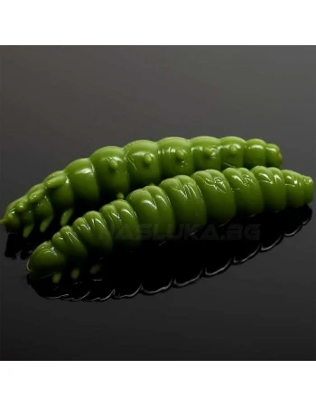 Силиконови ларви Libra Lures Larva 3.5см - 12 бр. - аромат Krill - цвят 031 Olive